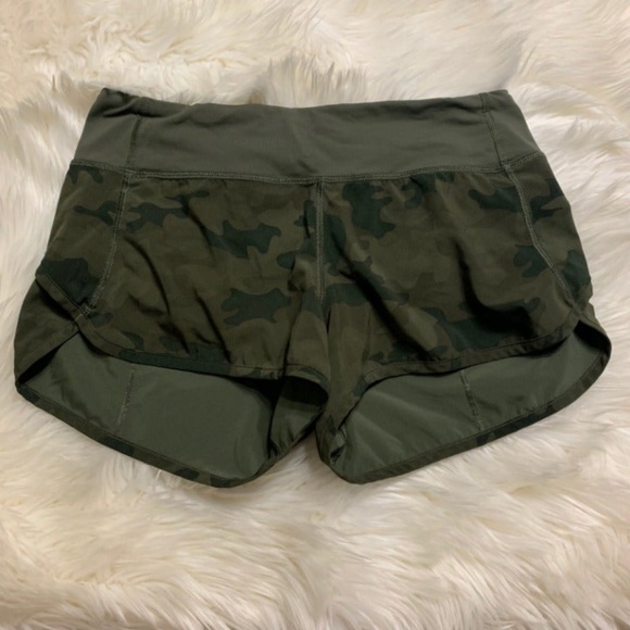 lululemon athletica Pants - Lululemon Run: Speed Short Savasana Camo Fatigue